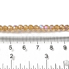 Electroplate Transparent Glass Beads Strands LS-EGLA-A035-T4mm-L17-4