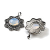 Opalite & Brass Pendants G-K338-09AS-04-2