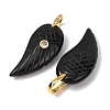 Natural Obsidian Pendants GG-CBA51ED-02G-07-3