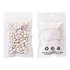 White Opaque Acrylic Beads PACR-YW0001-04A-9