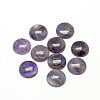 Natural Amethyst Cabochons G-R416-8mm-30-1