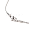 Non-Tarnish 304 Stainless Steel Snake Chain Necklaces NJEW-JN04190-6