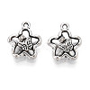 Tibetan Style Alloy Charms TIBE-N013-24AS-1
