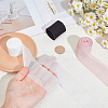 3 Rolls 3 Colors Polyester Chiffon Ribbon OCOR-CY0003-74-3