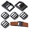 2Pcs 304 Stainless Steel Buckle Clasps STAS-WR0001-06EB-1