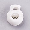 Plastic Iron Spring Cord Locks X-FIND-WH0017-13-1