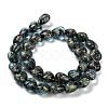 Handmade Dichroic Foil Glass Beads Strands DICH-U001-03E-2