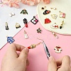 20Pcs 20 Styles Alloy Enamel Pendants ENAM-YW0003-91-5
