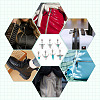 14Pcs 7 Styles Cattle Head Alloy & Synthetic Turquoise Zipper Sliders HJEW-TAC0102-7