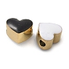 Ion Plating(IP) 304 Stainless Steel Enamel Beads STAS-B075-09G-01-2