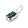 925 Sterling Silver Cubic Zirconia Charms STER-NH0014-01P-05-2
