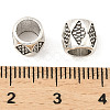 Tibetan Style Alloy European Beads FIND-E041-18AS-3