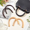 6Pcs 3 Style Wooden U-Shaped Bag Handles FIND-PH0010-41-4