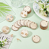 Wood Earring Display Card with Hanging Hole DIY-WH0320-20B-5