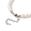 Natural Pearl Beaded Necklace for Women NJEW-JN04188-02-4