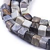 Natural Polychrome Jasper/Picasso Stone/Picasso Jasper Beads Strands G-D0020-19-3