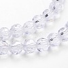 Transparent Glass Bead Strands X-GLAA-G013-6mm-72-3