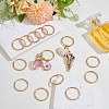 50Pcs Iron Keychain Clasps FIND-SP0005-56KCG-4