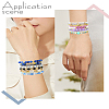 DIY Bohemian Stacked Beads Bracelet Making Findings Kits DIY-YW0011-38-6