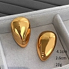 Teardrop Alloy Stud Earrings WG64463-21-1