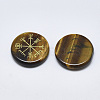 Natural Tiger Eye Cabochons G-T122-39E-2