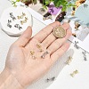 4Pcs Locking Double Brass Bead Tips KK-YW0004-62P-4