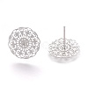 Brass Stud Earring KK-O115-08P-2