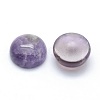 Natural Amethyst Cabochons G-P393-R39-12mm-2