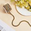 Iron Rhinestone Cup Chains CH-WH20001-02B-3