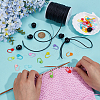 30Pcs Eco-Friendly ABS Plastic Knitting Crochet Locking Stitch Markers Holder IFIN-SC0001-96C-3
