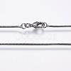Eco-Friendly Rack Plating Brass Chain Necklaces MAK-G002-05B-A-FF-1