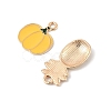 Alloy Enamel Pendants FIND-M058-02KCG-2