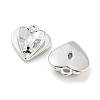 Clear Glass Charms KK-E090-25P-2