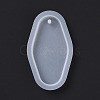 Rounded Rhombus Pendant Food Grade Silicone Molds DIY-D074-15-3