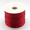Nylon Satin Rattail Cords NWIR-R025-1.0mm-122-1