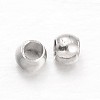 Rondelle Brass Crimp Beads KK-L134-33P-01-1