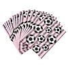 15Pcs Football Print Paper Cady Bags ABAG-TA0002-33A-3