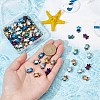 80pcs 8 colors Electroplate Non-magnetic Synthetic Hematite Beads Strands G-AR0005-13-3