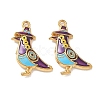 304 Stainless Steel Enamel Pendants STAS-L316-23G-06-1