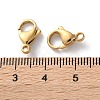 304 Stainless Steel Lobster Claw Clasps X-STAS-V007-01D-G-3