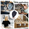 Bust Shaped PU Leather Necklaces Display Stands NDIS-WH0017-13A-5