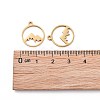 201 Stainless Steel Laser Cut Pendants X-STAS-S105-T901-2G-4