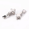 Alloy Enamel Dangle European Beads PALLOY-N157-011-RS-3
