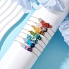 7Pcs 7 Styles Natural & Synthetic Mixed Gemstone Braided Bead Bracelets Set BJEW-JB11034-3