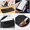 Carbon Fiber Key Car Wallets Car Bag Key Purse Pouch AJEW-WH0029-35-4