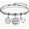 Birthday 201 Stainless Steel Charm Bracelets FS-WGBAA71-17-1