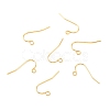 Brass Earring Hooks KK-F824-011G-1