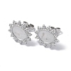 Non-Tarnish 304 Stainless Steel Stud Earring Findings STAS-F286-12P-1