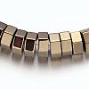 Electroplate Non-magnetic Synthetic Hematite Bead Strands G-F300-15-06-1