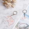 Olycraft DIY Animal Theme Keychain Making Kits DIY-OC0001-52-4